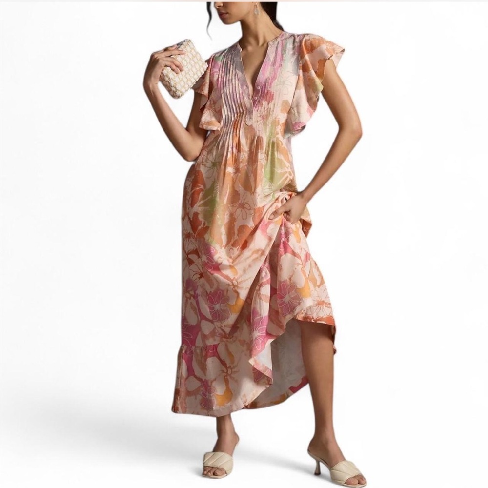 Anthropologie MAEVE The Cassandra Maxi Dress S Floral